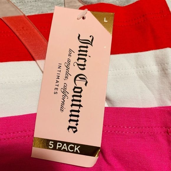 Juicy Couture Intimates & Sleepwear New Juicy Couture Cheeky Panties Set Of 5 Large Poshmark